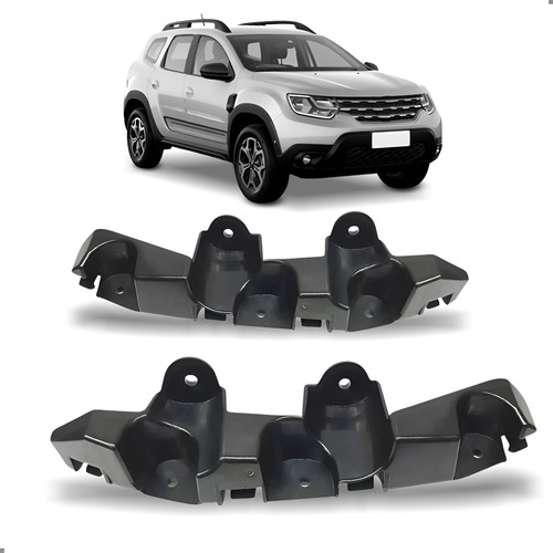 Par Suporte Guia Para Duster 2021 A 2025 Parachoque Diant.