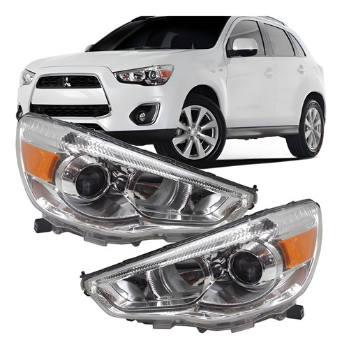 Farol Mitsubishi Asx Ano 2009 2010 2011 2012 2013 1ª Linha Direito/passageiro