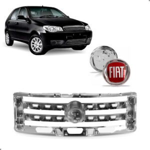 Kit Grade C/emblema Palio Weekend Locker 2009 A 2012 Cromado