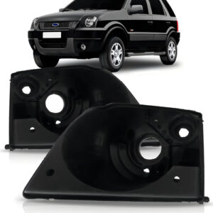 Par Carcaça De Farol Ecosport 2003 2004 2005 2006 2007