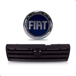 Kit Grade Para Uno 2005 2006 2007 2008 2009 Com Emblema Azul Preto