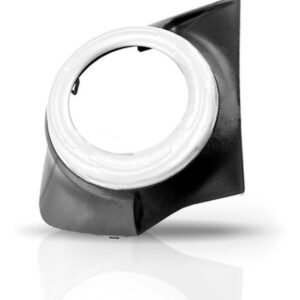 Par Moldura Farol Milha Triton 2016 17 18 19 20 2021 Cinza Preto