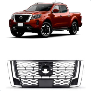 Grade Radiador Frontier 2022 A 2023 Com Moldura 1a Linha Cromado