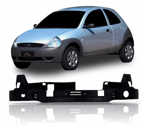 Viga Reforço Plástico Dianteiro Ford Ka 2002 03 04 05 06.