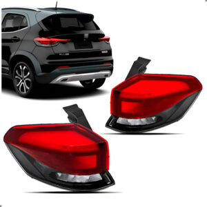 Par Sinaleira Pulse 2022 2023 2024 2025 Canto Com Led Ambos Lados Vermelho