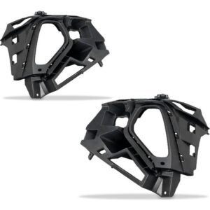 Par Moldura Milha C/ Furo Nivus 2020 2021 2022 Preto