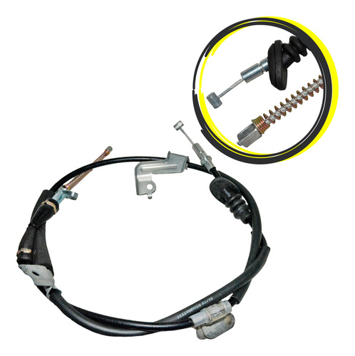 Cabo De Freio De Mao Traseiro Direito 1770 Mm Civic 01 A 06