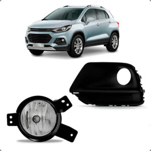 Moldura Milha Para Tracker 2017 A 2020 Farol Milha Esquerdo Preto