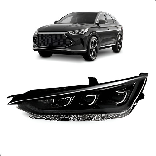 Farol Para Tan 2022 2023 2024 Com Led 1ª Linha Esquerdo/motorista