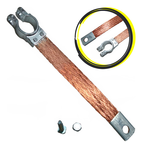 Cordoalha 1 Terminal 1 Ponteira 15cm Universal 15cm Chevete