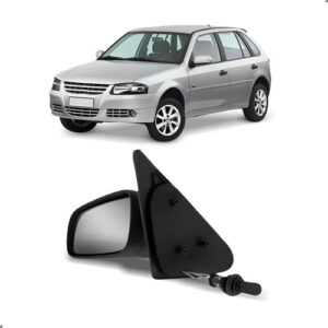 Retrovisor Lateral Gol G3 1999 A 2008 Com Controle Esquerdo