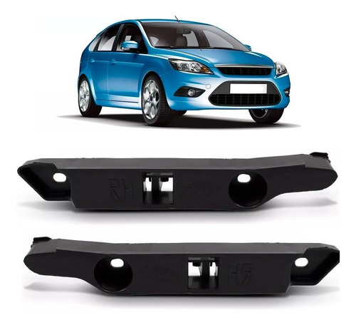 Par Guia Suporte Parachoque Dianteiro Focus 2009 A 2012