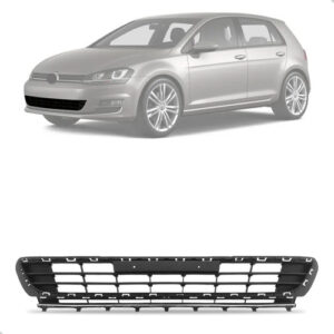 Grade Central Inferior Golf 2014 A 2017 Sem Moldura 1a Linha - Preto