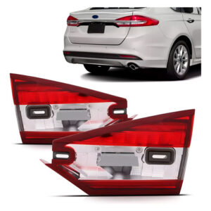 Par Sinaleira Traseira Para Ford Fusion Anos 17 A 2019 Mala Vermelho