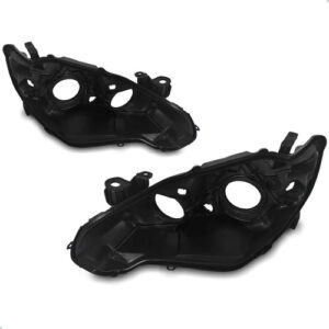 Par Carcaça Farol Dianteiro Corolla 2012 A 2013