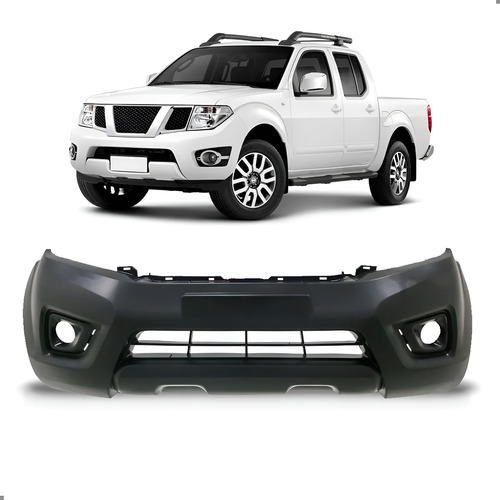 Parachoque Dianteiro Para Frontier 2015 A 2021 1a Linha  Preto