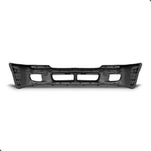 Parachoque Dianteiro Para S-10/blazer 2001 A 2008 Furo Milha Preto