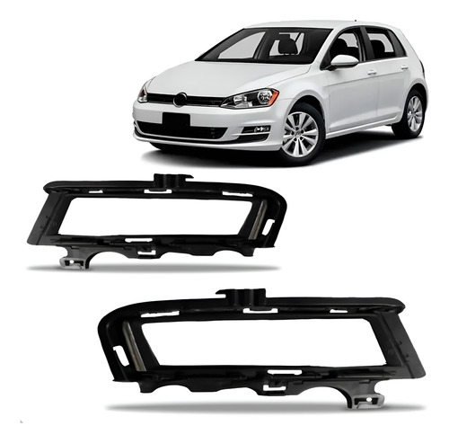 Par Grade Lateral Golf 2014 A 17 Superior C Moldura C/ Furo Fosco