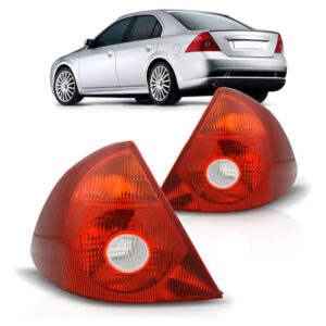 Par Sinaleira Traseira Para Ford Mondeo 2002 2003 Tricolor Vermelho