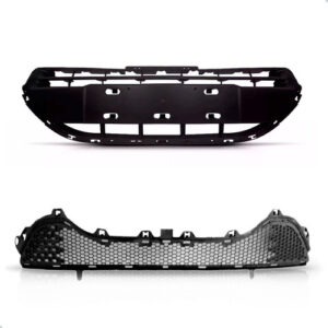Kit Grade Superior + Inferior Para Peugeot 208 2012 Até 2016 Plástico