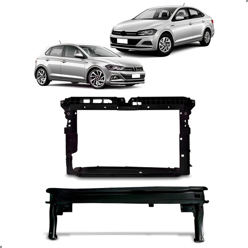 Painel Dianteiro Mini Polo Track Virtus 1.0 2018 A 2026 Alma