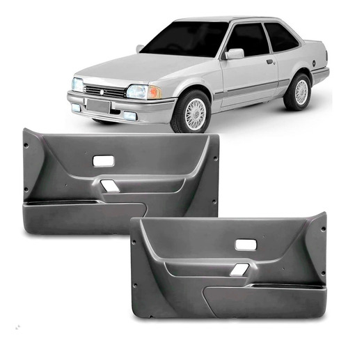 Par Forro Porta Dianteiro 2 Portas Apollo 1990 A 1992 Cinza