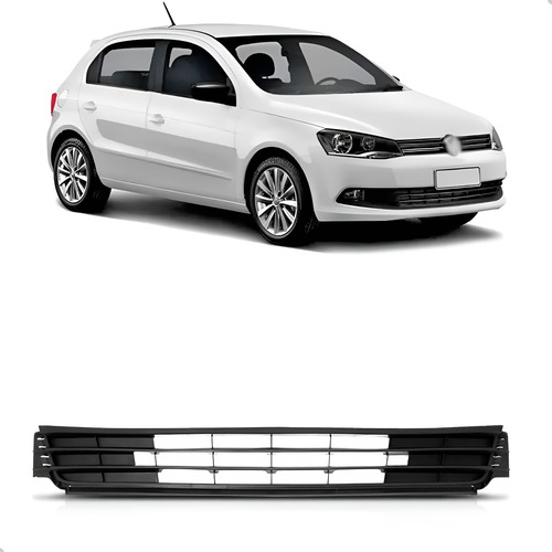 Grade Central Parachoque Gol Gvi 2013 2014 A 2016 1a Linha Preto
