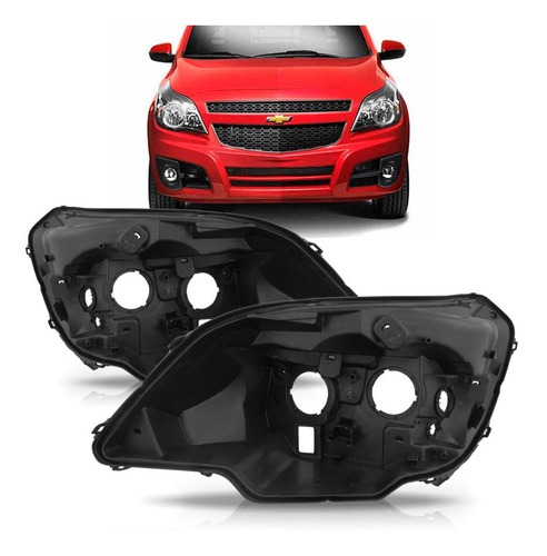Par Carcaça De Farol Agile Montana 2010 2011 2012 2013