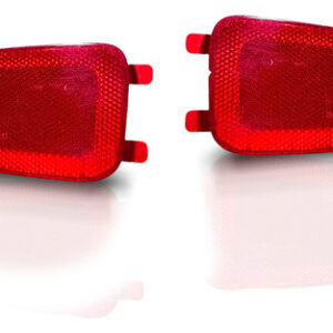 Par Sinaleira Refletiva Fiat Uno Vivace 2010 A 2014 Vermelho