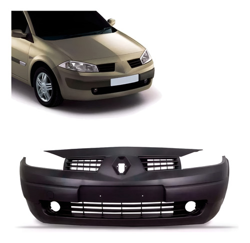 Envolvente Dianteiro Megane 2006 A 2011 C/grade 1a Linha  Preto