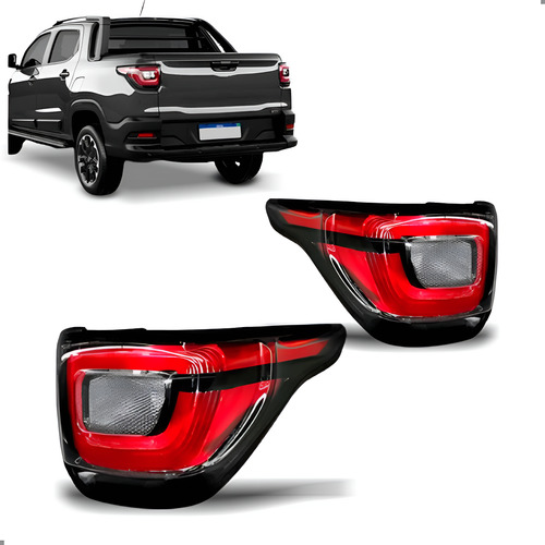 Par Lanterna Traseira Para Strada 2020 2021 A 2025 Sem Led Ambos Lados