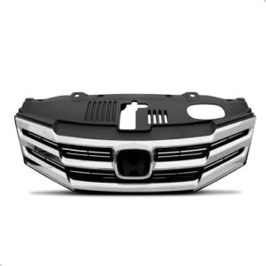 Parachoque Para Honda City 2012 A 2014 C/ Grades Sup. E Inf. - Preto