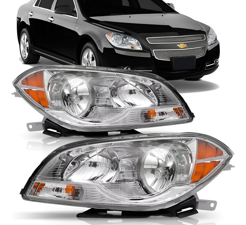 Farol Chevrolet Malibu 2008 2009 2010 2011 1ª Linha Direito/passageiro