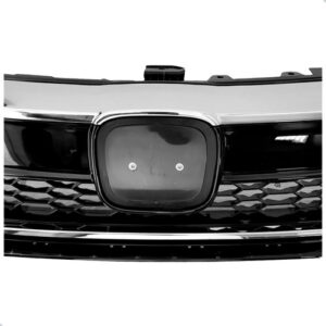 Grade Radiador Para Honda Fit 2018 A 2021 C/ Friso 1a Linha Preto