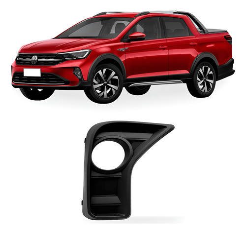 Grade Lateral Saveiro 23 A 26 Parachoque Diant C/ Furo Esquerdo/