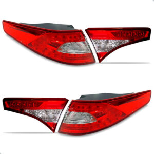 Jogo Sinaleira Para Kia Optima 2013 A 2015 Canto E Tampa Vermelho