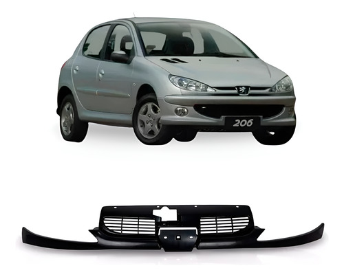 Tela Grade Radiador Peugeot 206 1998 A 2009 Primer S/emblema