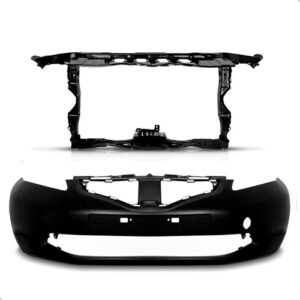 Kit Parachoque E Painel Mini Frente Honda Fit 2009 A 2014 Preto