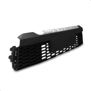 Kit Spoiler C/ Grade Central Saveiro Cross Gv G5 2010 A 2013 Prateado