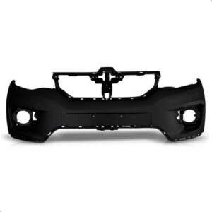 Parachoque Kwid 2017 A 2022 Dianteiro Com Par Guias Preto