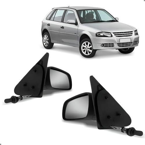 Par Retrovisor Lateral Gol G3 1999 A 2008 Com Controle