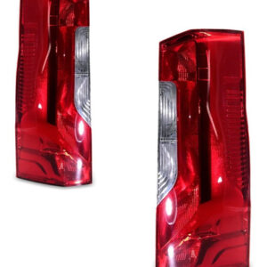 Par Sinaleira Traseira Sprinter C/ Led 2019 A 2022 Vermelho