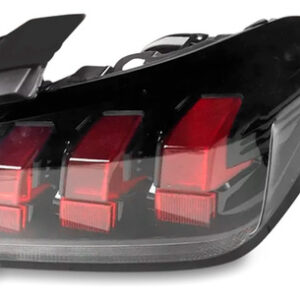 Par Sinaleira Traseira Para Peugeot 208 2020 A 2024 Fume Ambos Lados Vermelho