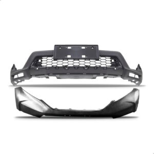 Parachoque Para Honda Crv 2021 Dianteiro Superior E Inferior Preto