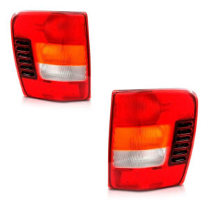Par Sinaleira Traseira Grand Cherokee 1999 A 2004 Tricolor