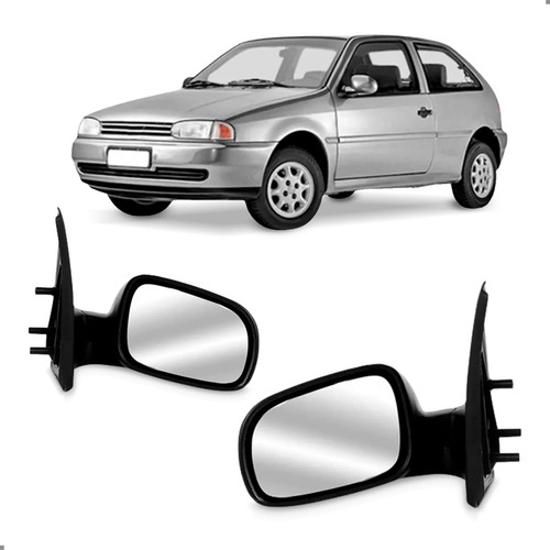 Par Retrovisor Externo Gol 1999 A 2008 2pts Sem Controle