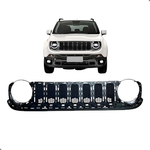 Grade Radiador Interior Para Renegade 2015 2016 2017 2018 Preto