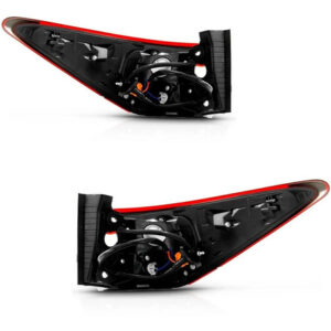 Par Sinaleira Traseira Canto Hilux Sw4 2016 A 2020 C/ Led Ambos Lados Vermelho