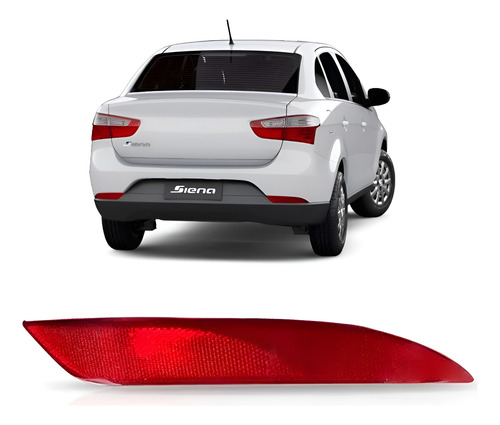 Lanterna Refletor Traseiro Grand Siena 2012 A 2015 1ª Linha Direito Vermelho