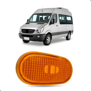 Pisca Friso Para Sprinter 2012 2013 14 15 2016 Com Led Ld/le Preto